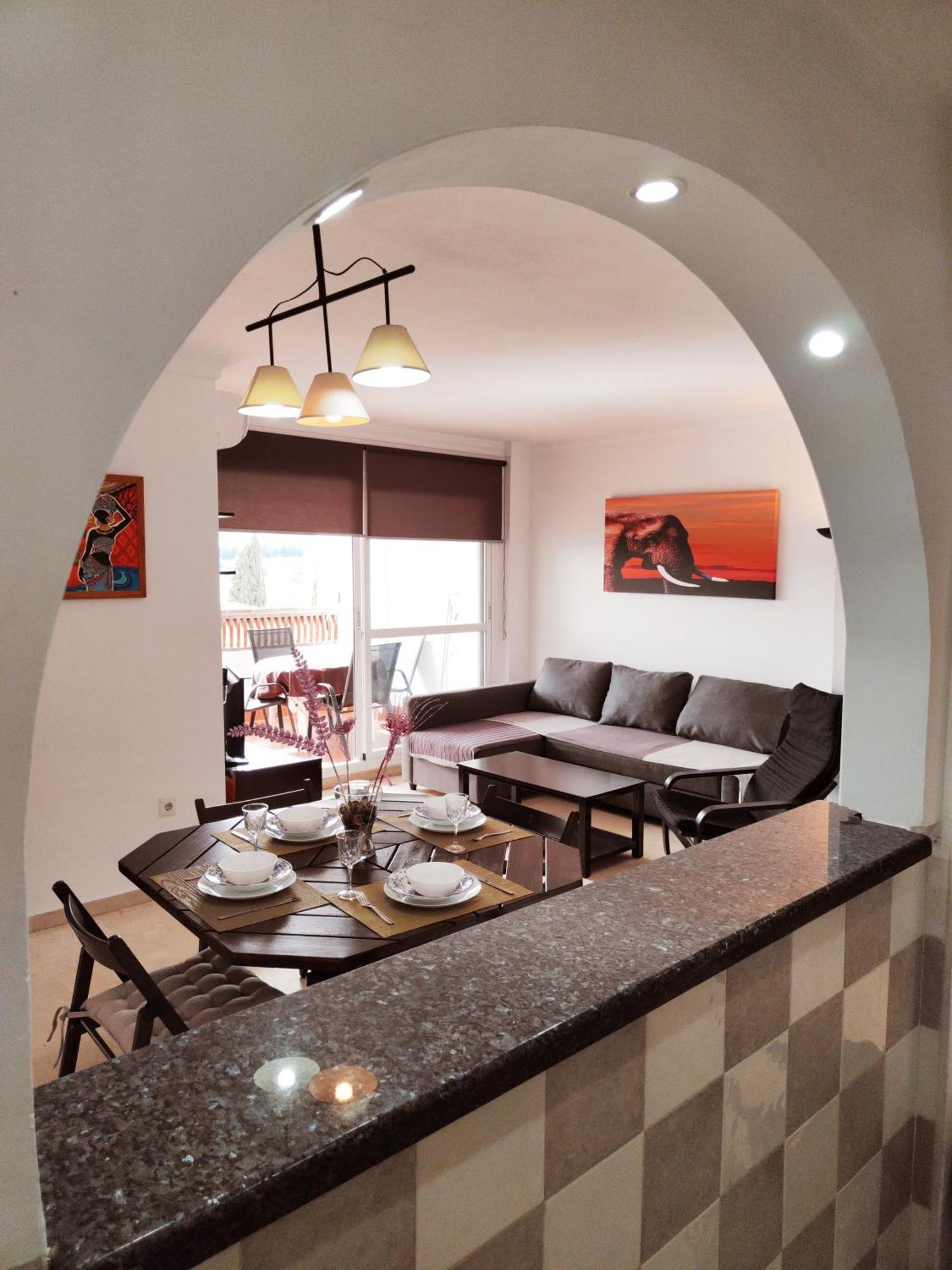 2Bdr Sunny Apartment With Pool And Private Parking In Benalmadena Bagian luar foto